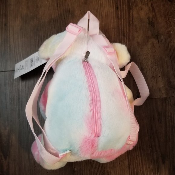 Plush Bear Backpack (Pastel) - Picture 2 of 4